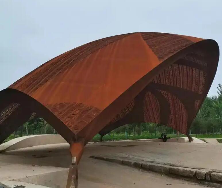 四川耐候钢幕墙案例